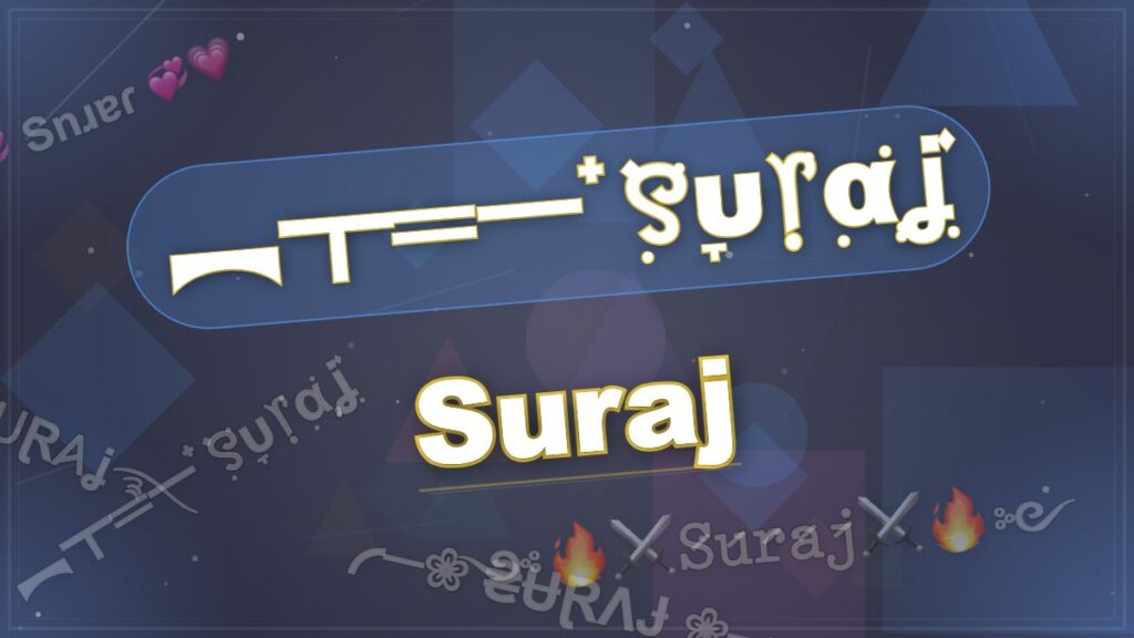 ╭─❀ ₴ɄⱤΛɈ ❀─╮ – Suraj Stylish Names